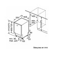 SIEMENS - Lave-vaisselle 45cm 10 Couverts 44db Tout Intégrable - SR63EX25ME - vignette