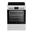 WHIRLPOOL - Cuisinière Vitrocéramique 72l 4 Feux Blanc - W6V8LCSW - vignette