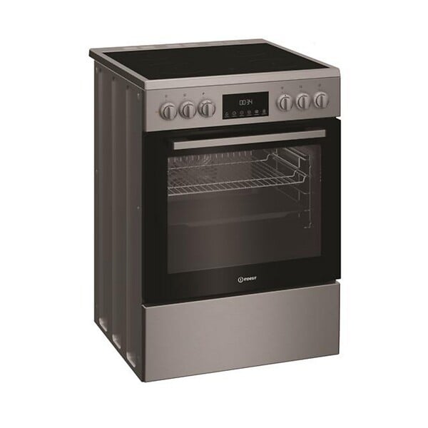 INDESIT - Cuisinière Vitrocéramique 72l 3 Feux - I6V5LCX - large