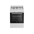 INDESIT - cuisinière gaz 60cm 4 feux blanc - I6GGKMWF - vignette