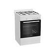 INDESIT - cuisinière gaz 60cm 4 feux blanc - I6GGKMWF - vignette
