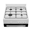 INDESIT - cuisinière gaz 60cm 4 feux blanc - I6GGKMWF - vignette