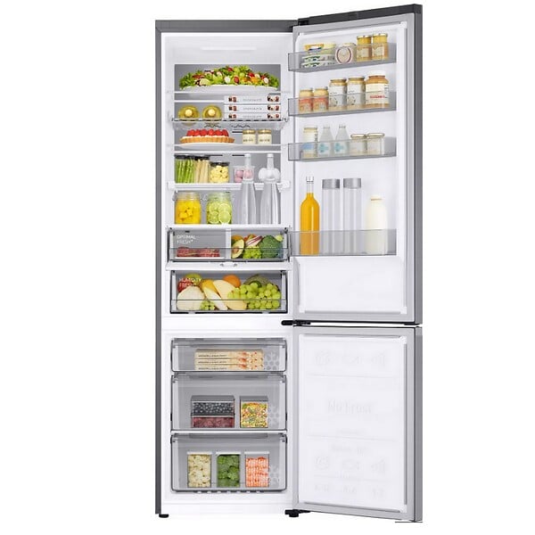 SAMSUNG - Réfrigérateur Combiné 60cm 390l Ventilé Inox - RB38C776CS9 - large