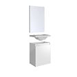 ALLIBERT - Pack lave mains avec miroir Porto Blanc brillant - Marque allibert - vignette