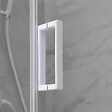 KIAMAMI VALENTINA - Cabine De Douche 70X70 Cristal Transparent 4 Mm 2 Côtés Coulissants | Venere - vignette