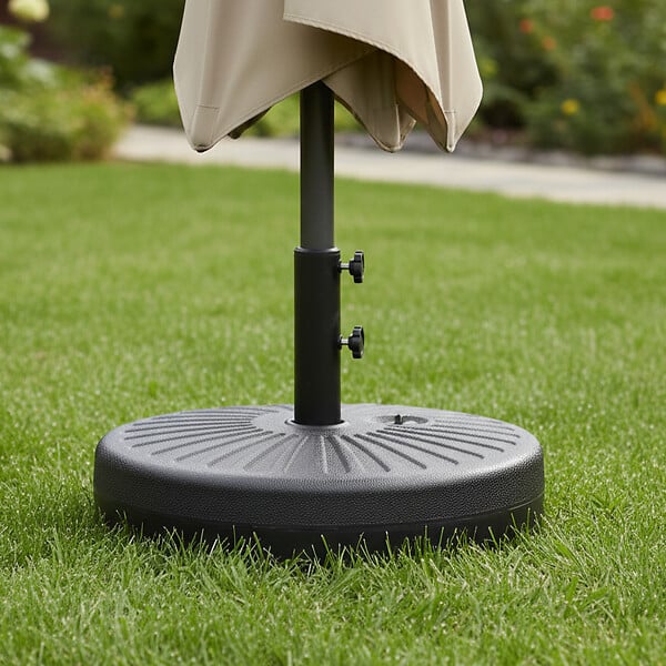HAPPY GARDEN - Pied de parasol droit BREST noir - large