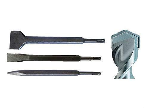 MAKITA - Coffret de 3 forets et 3 burins  MAKITA D-58920 à emmanchement SDS-Plus - large