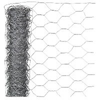 NATURE - Grillage maille hexagonale galvanisé 25 mm - 1,5x25m - large