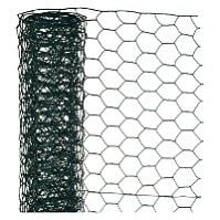 NATURE - Grillage maille hexagonale galvanisé 13 mm 0.5x3m blanc - large