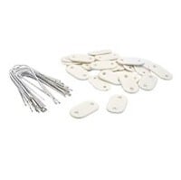 NATURE - Set fixation blanc - Lot de 26 - large