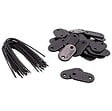 NATURE - Set de fixation noir - Lot de 26 - vignette