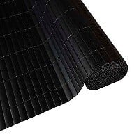 NATURE - Canisse pvc double face 19 gris anthracite 1,50x3m - large