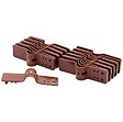 NATURE - Clip fixation chocolat - Lot de 20 - vignette