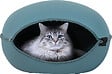 ZOLUX - Dôme pour chat Louna - Fourrure douce - Bleu - 48cm - vignette