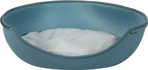 ZOLUX - Dôme pour chat Louna - Fourrure douce - Bleu - 48cm - large
