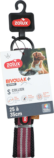 ZOLUX - Collier pour chien - Mesh - Rouge - 25-35cm - large