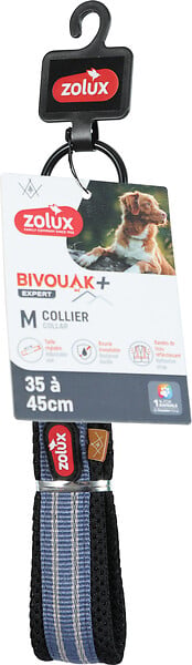 ZOLUX - Collier 35-45cm 20mm bivouak bleu - large