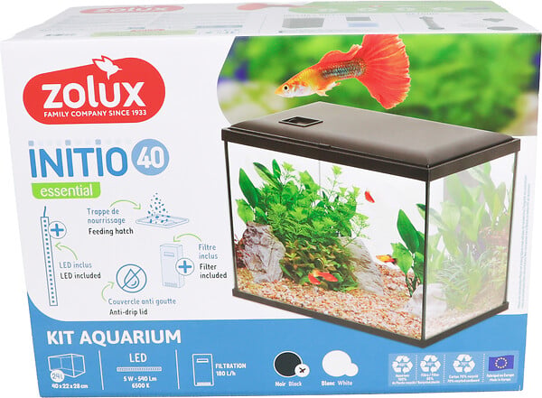 ZOLUX - Aquarium initio 40 noir - large