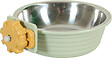 ZOLUX - Mangeoire plastique inox cosy 350ml vert - vignette