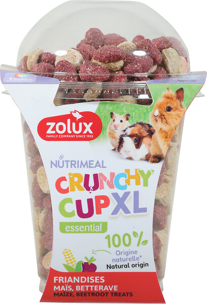 ZOLUX - Nutrimeal crunchy cup xl heart 220g - large