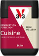 V33 - Peinture rénovation cuisine testeur satin beige moelleux 75ML - vignette