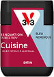 V33 - Peinture rénovation cuisine testeur satin bleu nordique 75ML - vignette