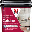 V33 - Peinture cuisine satin brun ocré - Sans ponçage - 0,75L - vignette