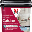 V33 - Peinture rénovation cuisine satin bleu nordique 0,75L - vignette