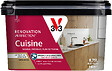 V33 - Peinture rénovation cuisine kit effet chêne moyen - 0,75L - vignette