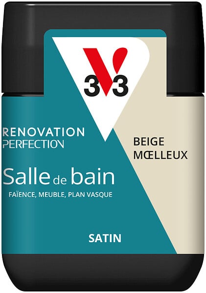 V33 - Testeur peinture rénovation Perfection - Beige Moelleux 75ml - large