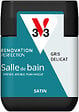 V33 - Peinture renovation salle de bain testeur satin gris delicat 75ML - vignette