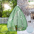 VOUNOT - Serre de jardin hivernage dome avec bache PE 160x160x180cm Vert - vignette