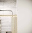 AURLANE - Porte de Douche Pivotante 70x180cm et Retour 80cm - Profil Or Brosse - Verre 5mm - GOLD ELEMENTARY - vignette