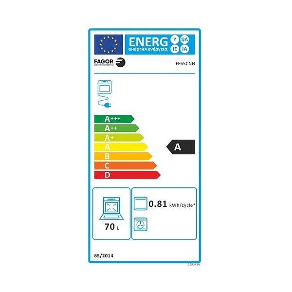 FAGOR - Four Intégrable 70l 60cm Hydrolyse Noir - FF65CNN - large