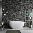 STANO - Baignoire îlot design ovale LISBON blanche 160 cm Mat - vignette