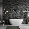 STANO - Baignoire îlot design ovale LISBON blanche 160 cm Brillant - vignette