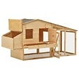 VIDAXL - vidaXL Poulailler Bois de pin massif 178x67x92 cm - vignette