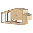 VIDAXL - vidaXL Poulailler Bois de pin massif 178x67x92 cm - vignette