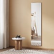 EMKE - Miroir Intégral EMKE avec Cadre en Alliage d’Aluminium – 160 x 40 cm, Argenté, Usage Autoportant - vignette
