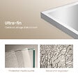EMKE - Miroir Intégral EMKE avec Cadre en Alliage d’Aluminium – 160 x 40 cm, Argenté, Usage Autoportant - vignette