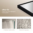 EMKE - Miroir Intégral EMKE avec Cadre en Alliage d’Aluminium – 160 x 40 cm, Noir, Usage Autoportant - vignette