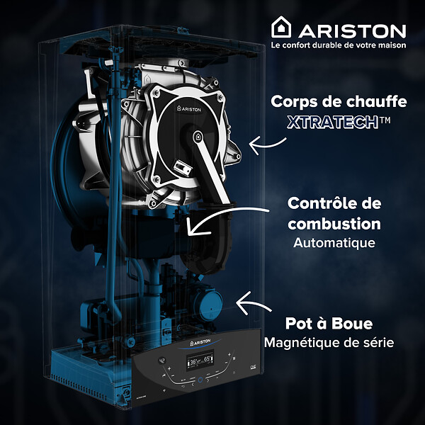 ARISTON - ALTEAS ONE+ NET 30kW, Chaudière à Condensation + Kit installation ARISTON - large