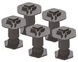 ONDEE - Lot de 5 pieds pour receveur résine NARA - vignette
