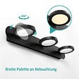 EMKE - EMKE Applique LED murale noire pour salle de bain, éclairage miroir 50 cm, 15 W, lumière neutre 4000 K - vignette