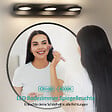 EMKE - EMKE Applique LED murale noire pour salle de bain, éclairage miroir 50 cm, 15 W, lumière neutre 4000 K - vignette