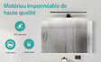 EMKE - EMKE Éclairage LED mural pour salle de bain noir, lampe miroir 40 × 15 cm, lumière neutre 4200 K, montage polyvalent - vignette