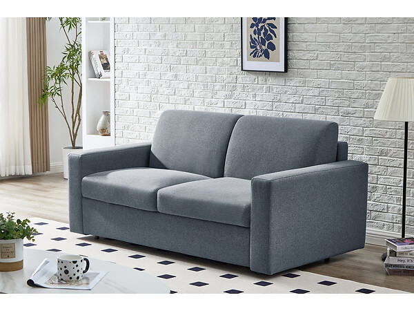 HABITAT ET JARDIN - Canapé lit convertible express en tissu "Diana" - Gris - large