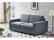 HABITAT ET JARDIN - Canapé lit convertible express en tissu "Diana" - Gris - vignette