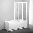 RAVAK - Ravak Supernova Pare-baignoire pliable, 3 parties, 140x130cm, Blanc (795V010041) - vignette