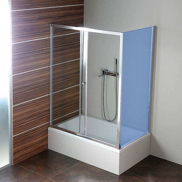 POLYSAN - Polysan Deep  Paroi latérale pour baignoire - 750x1650mm, Verre transparent (MD3116) - large